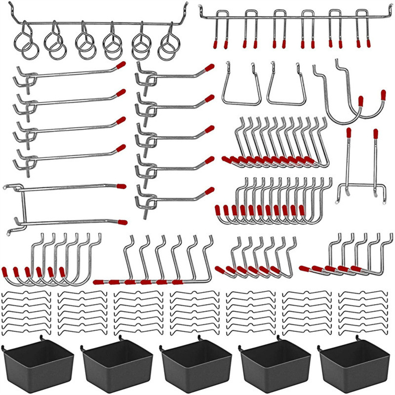 Workshop Tools On Wall - Набор крючков для перфорированной доски, 114