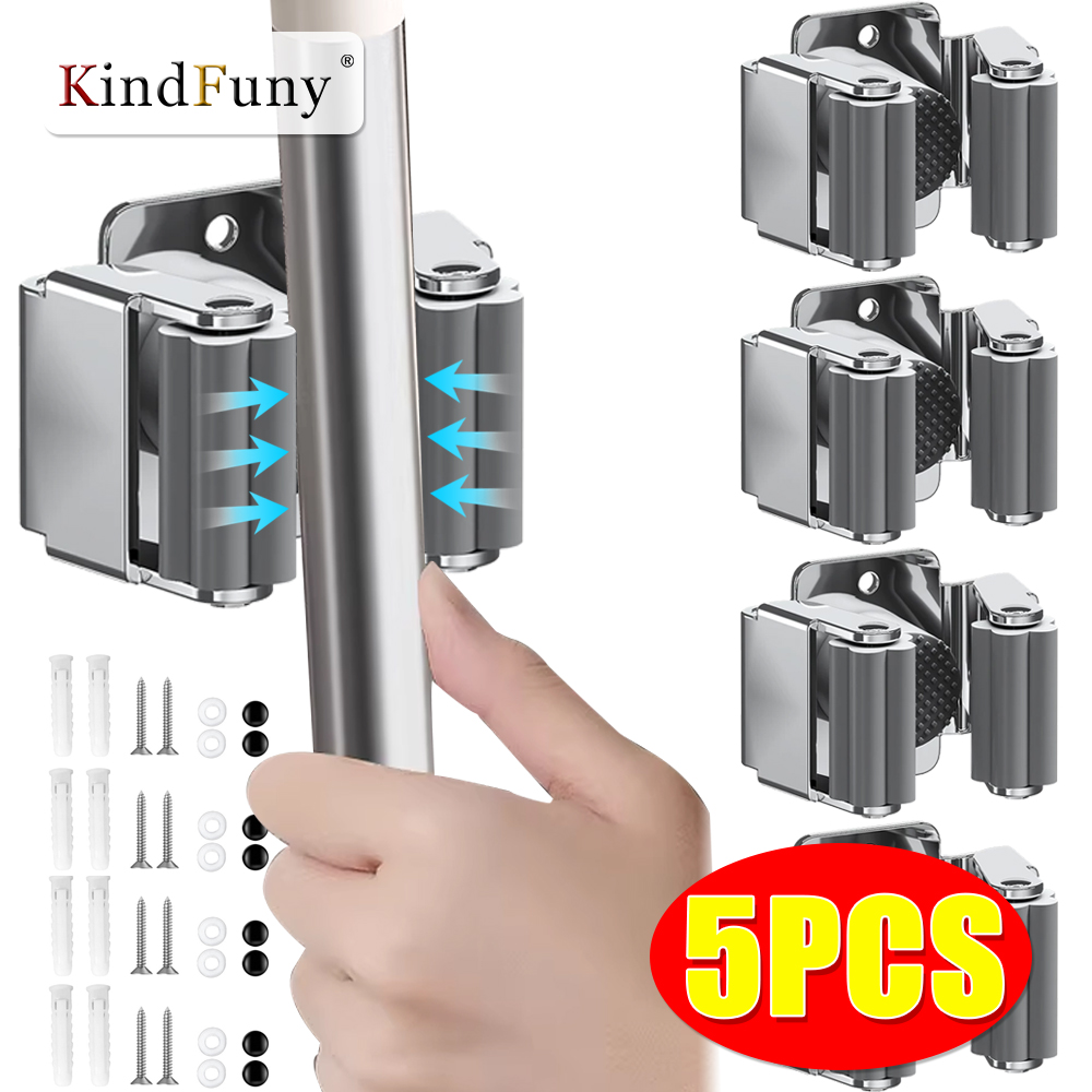 Workshop Tools On Wall - Держатель для швабры из нержавеющей стали,