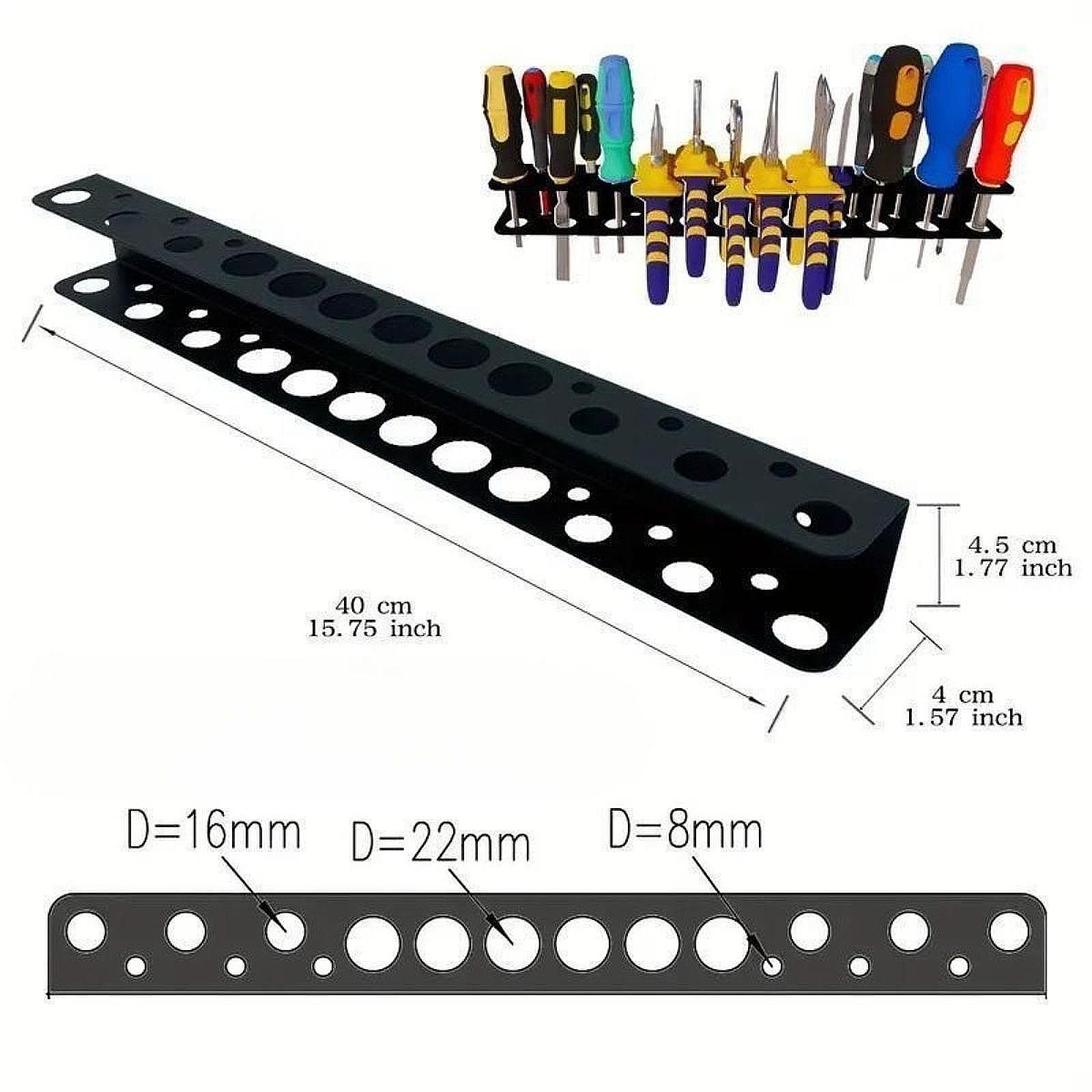 Workshop Tools On Wall - Настенный держатель для отверток, многофункциональная полка