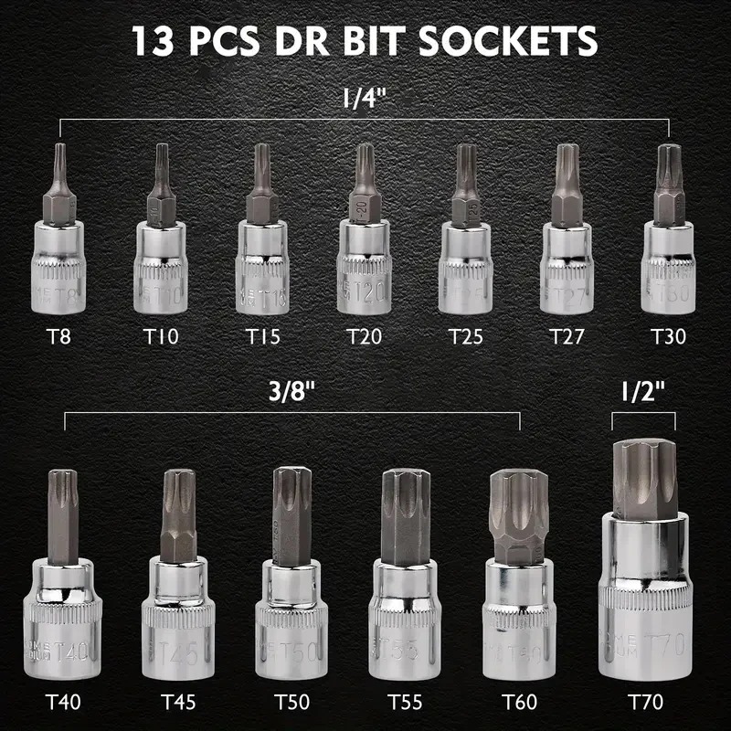 13 шт., набор ключей Torx, инс – обзор и цена Car Workshop Tools Kit