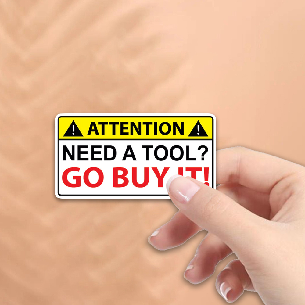 Забавная наклейка «Нужны инстр – обзор и цена Workshop Tools Needed