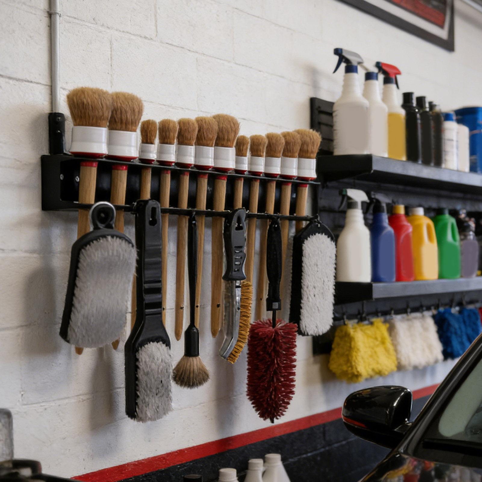 Держатель для щеток для детейл – обзор и цена Workshop Tools On Wall