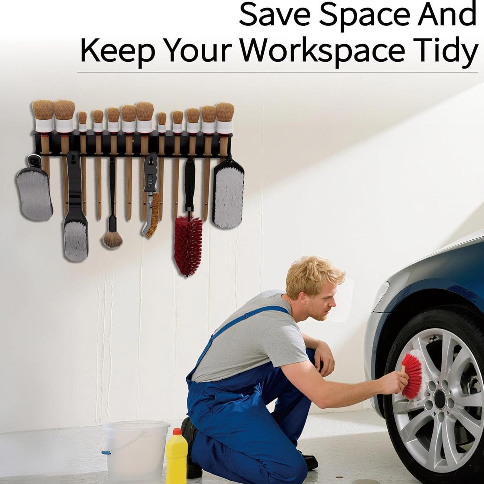 Держатель для щеток для детейл – обзор и цена Workshop Tools On Wall